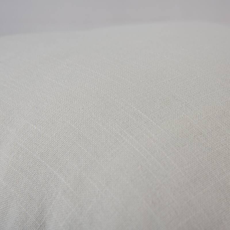 Rizzy Home Modern Leather Flange Throw Pillow, 20x20