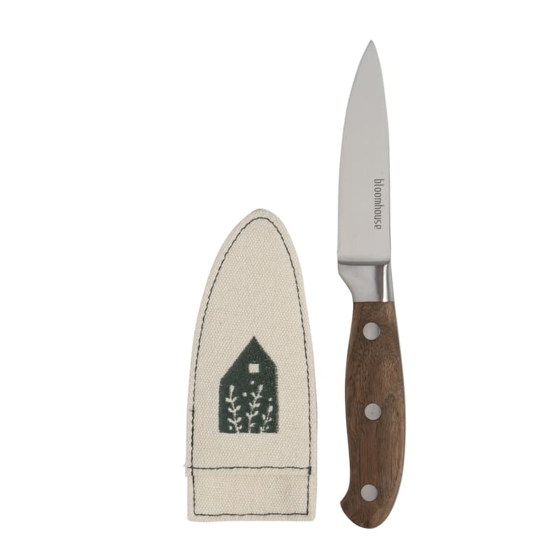 Bloomhouse Italian Walnut Forged German Steel Cutlery Series - Paring 4in