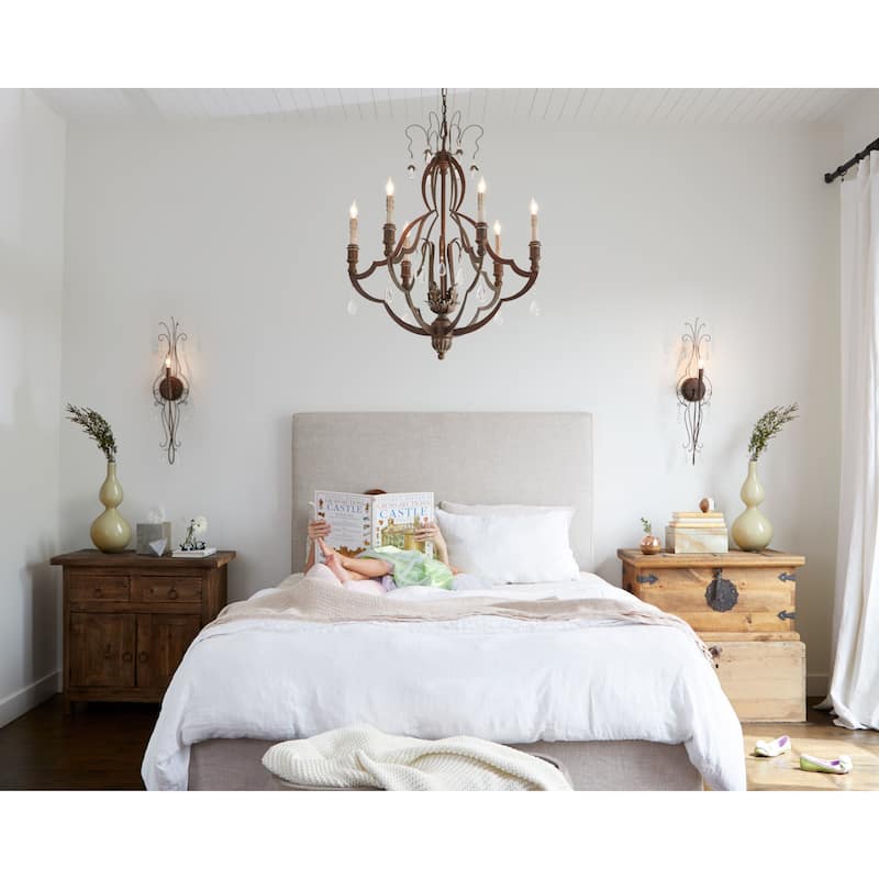 Quorum International Gabriel 6 Light 24" Wide Pendant
