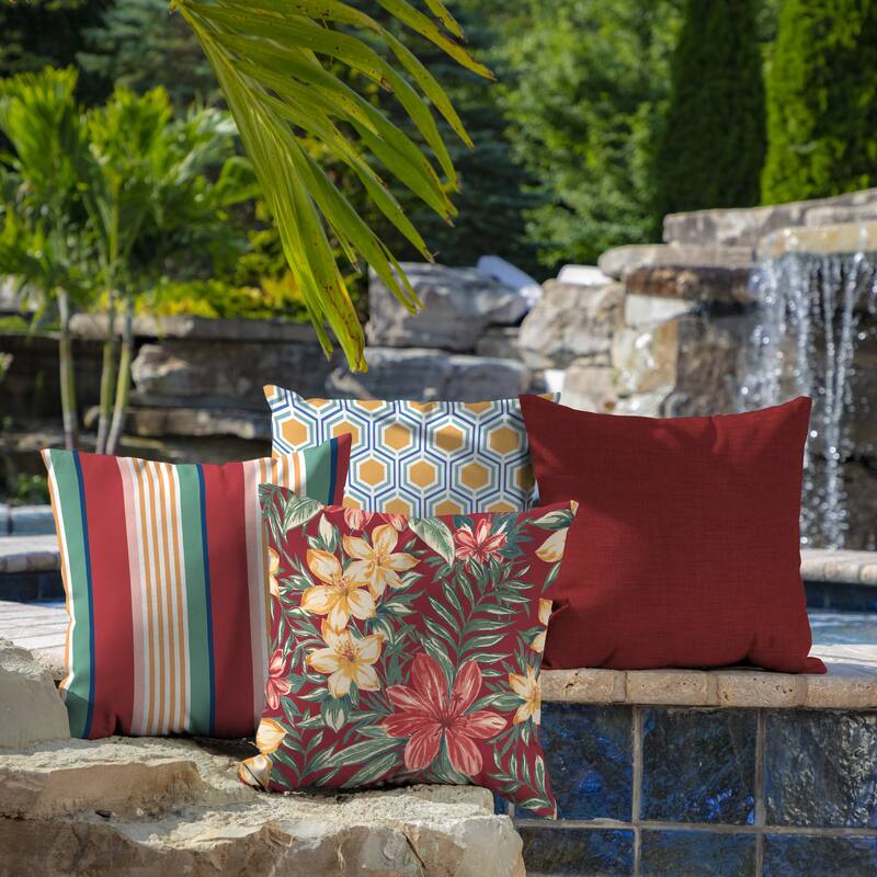 ARDEN 16 x 16 in Outdoor Square Throw Pillow