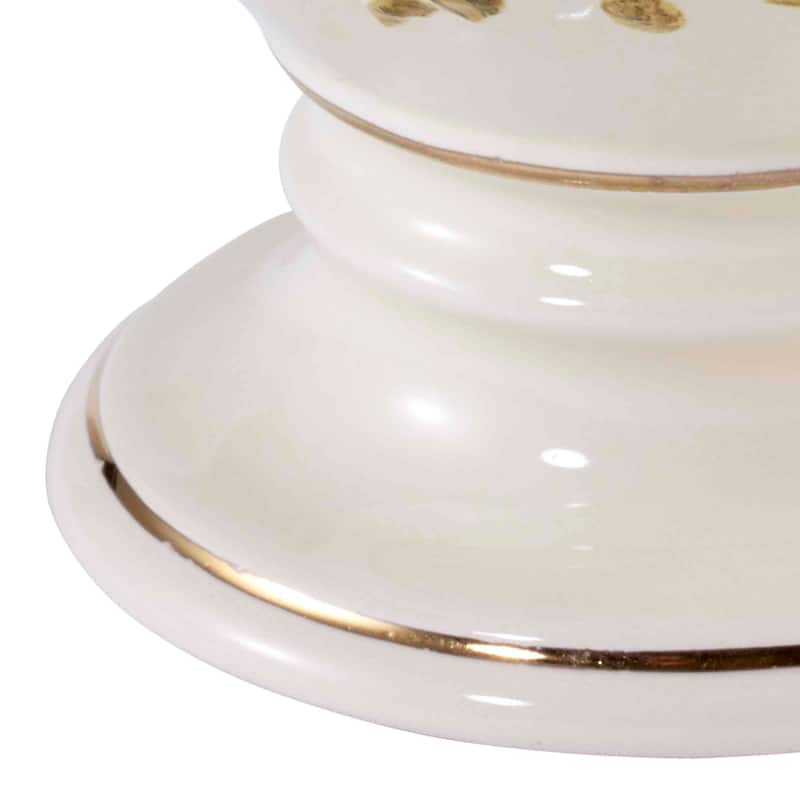 Avanti Gilded Birds Jar - Ivory