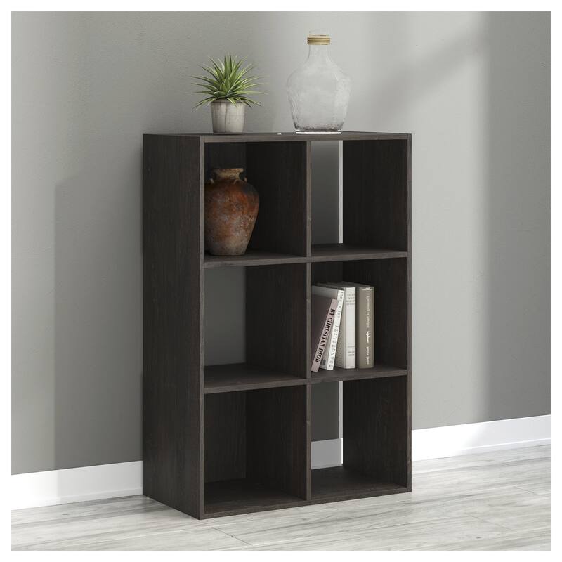 Signature Design by Ashley Glosmount Cube Organizer - 23.74" W x 11.81" D x 35.43" H - Dark Gray