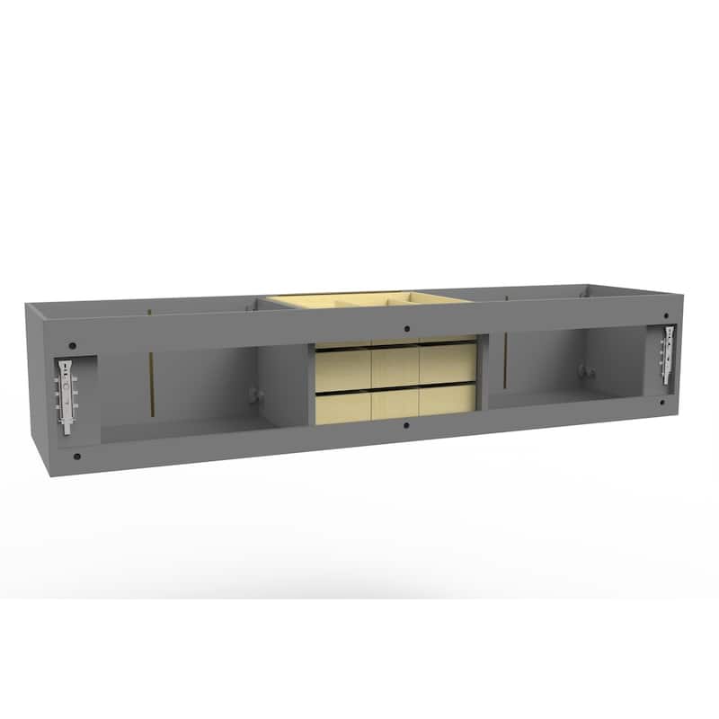 Alpine 72" Wall Mounted Bathroom Vanity (Base Only)
