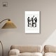 preview thumbnail 41 of 60, Bebop II Black Art Canvas Print by Art Remedy