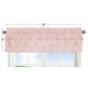 preview thumbnail 3 of 1, Sweet Jojo Designs Solid Color Blush Pink Shabby Chic Ruffle Harper Collection Window Curtain Valance - 54in. x 15in.