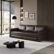 preview thumbnail 36 of 139, 93.7" Chesterfield King Pull Out Sofa Bed Sleeper Sofa with Nailhead Trim Faux Leather - Dark Brown
