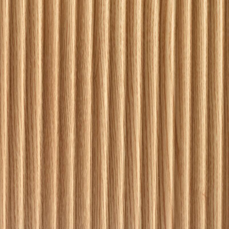 52" Fluted Kitchen Island with Drop Leaf, Power Outlet, Kitchen Storage Cart with Adjustable Shelves, 2 Doors and 2 Drawers