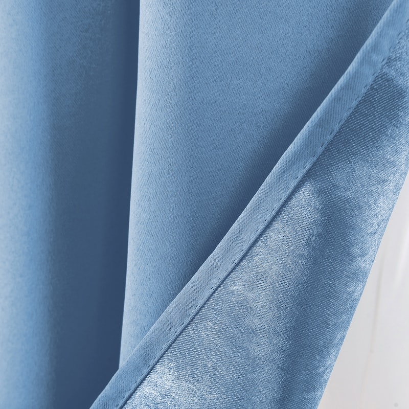 Anchorage Privacy Solid Kitchen Curtain