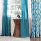 No. 918 Ladonna Crushed Texture Semi-Sheer Rod Pocket Curtain Panel, Single Panel