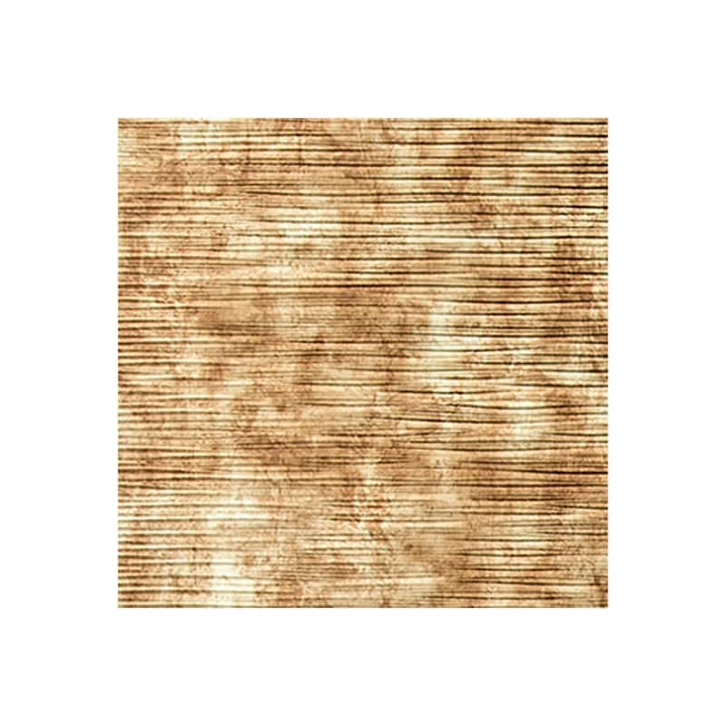 FASÄDE Ripple Horizontal 4-foot x 8-foot PVC Wall Panel in Bermuda Bronze - Sample