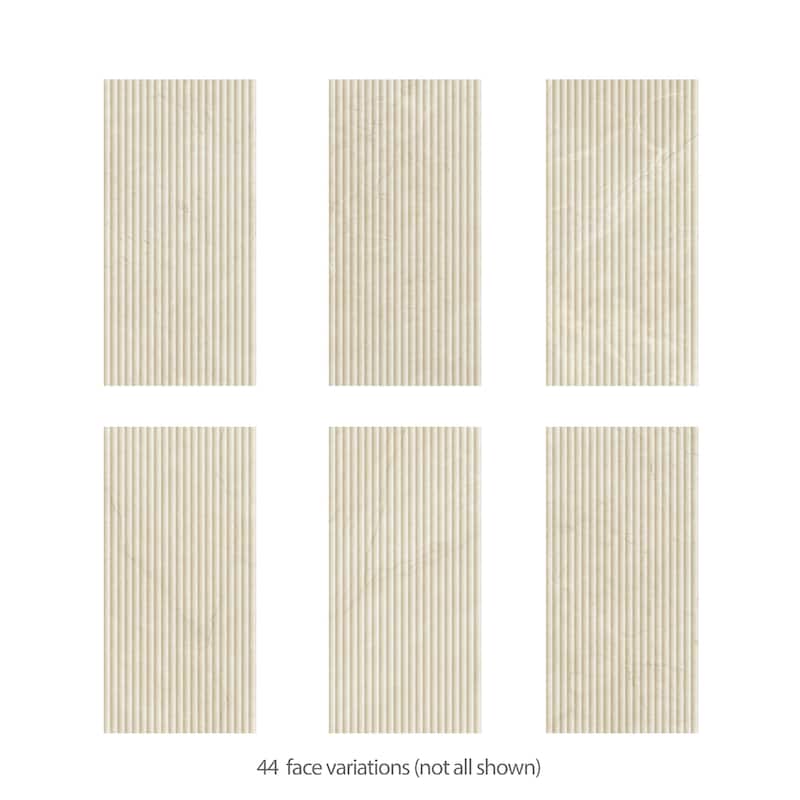 Merola Tile Reve Roseliere Deco Beige 11-3/4" x 23-1/2" Porcelain Wall Tile