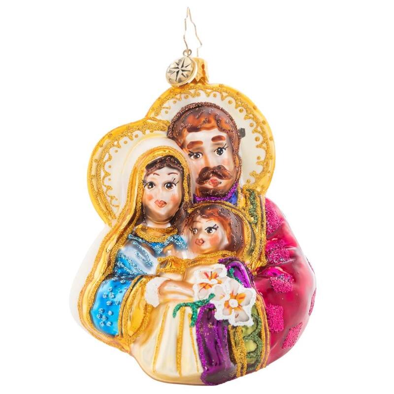 The Love Of A Family Glass Christmas Ornament 1021602