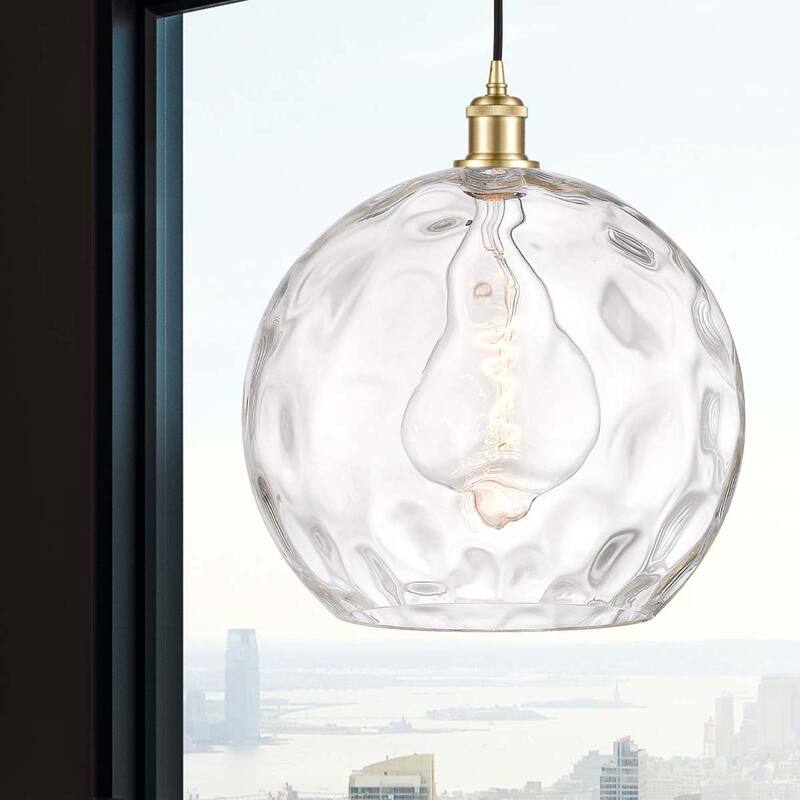 Innovations Lighting Ballston Athens Water Glass 1 Light 14" Cord Hung Pendant