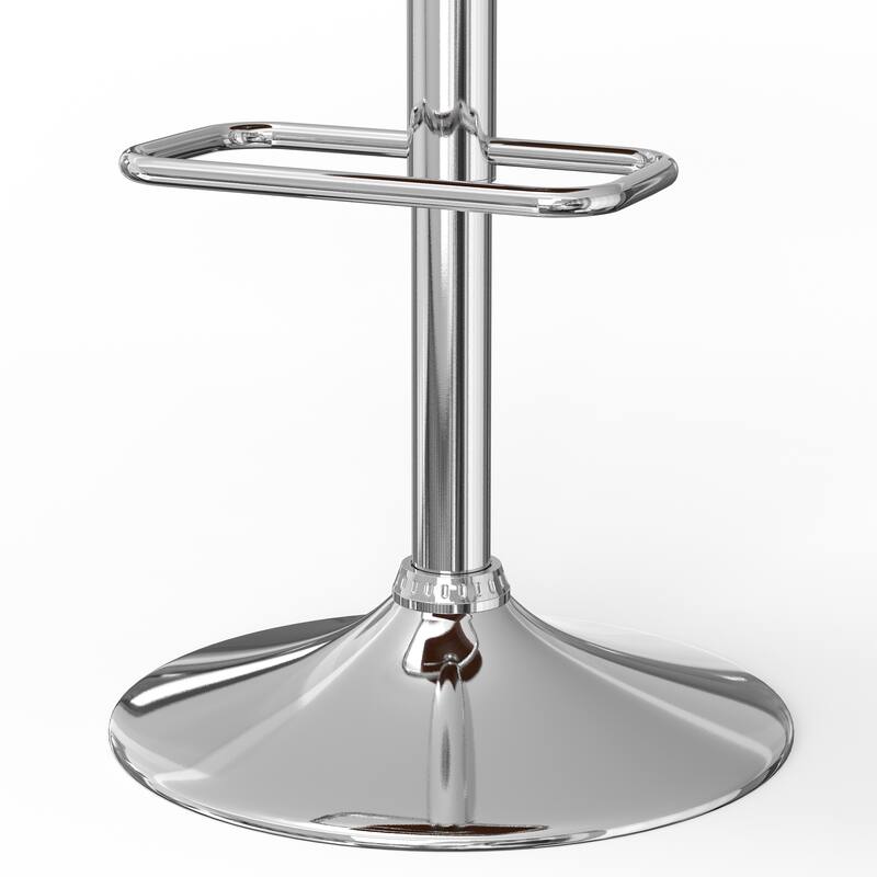 WYNDENHALL Calinda Mid Century Modern 33 inch Adjustable Swivel Bar Stool