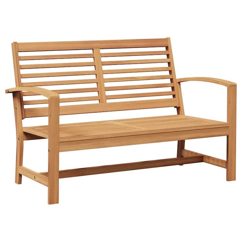 vidaXL Garden Sofa Set 2 pcs Natural Solid teak wood - 37.4 x 17.7 x 15.7