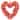 14" Salmon Pink Valentine's Day Wooden Floral Heart Wreath
