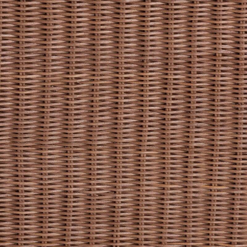 Miyoco Monkey End Table - Handwoven Rattan Sculptural Accent Side Table with Platform Base