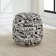 preview thumbnail 6 of 5, Uttermost 23195 Dialogue 18" Wide Fabric Accent Stool