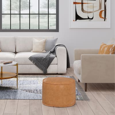 WYNDENHALL Wendal Boho Round Pouf