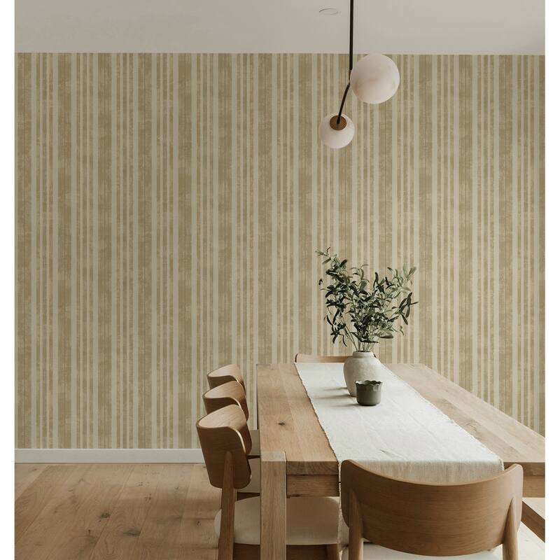 Seabrook Designs Cassius Stripe Unpasted Wallpaper