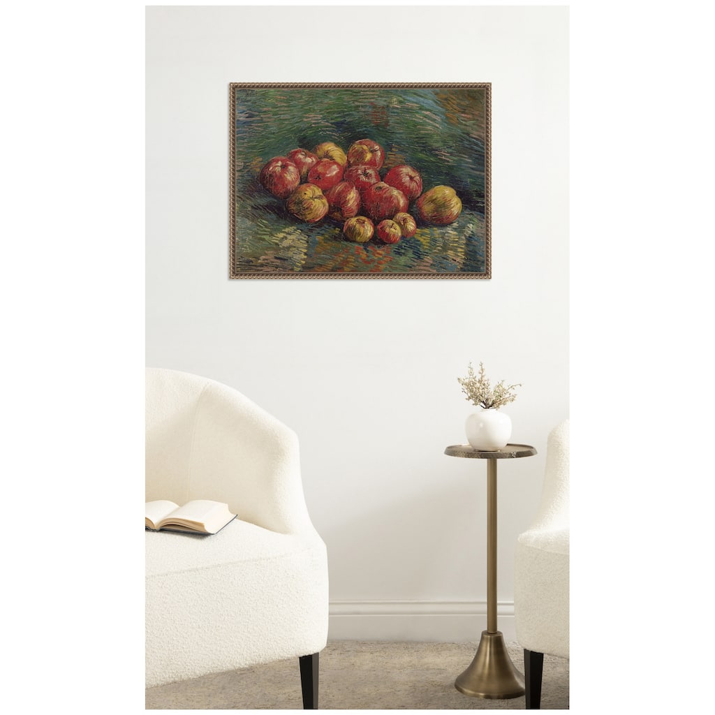 Kate and Laurel Apples 1887 Vincent van Gogh by Nostalgia Prints Framed Canvas Wall Art Print