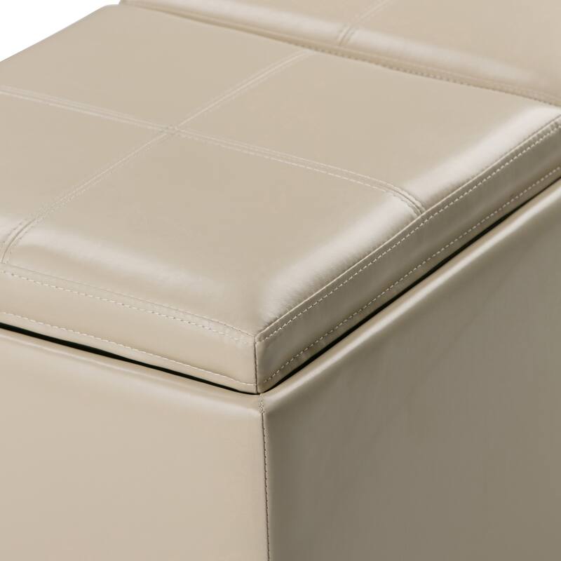 WYNDENHALL Franklin Upholstered 3-piece Ottoman Set