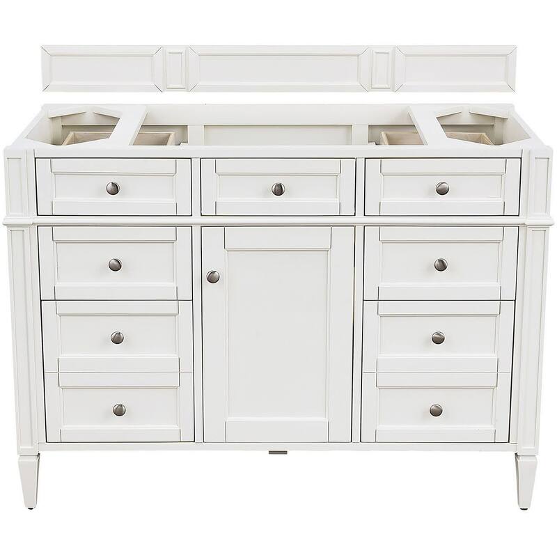 James Martin Vanities 650-V48-M Brittany 48" Free Standing Single - Bright White