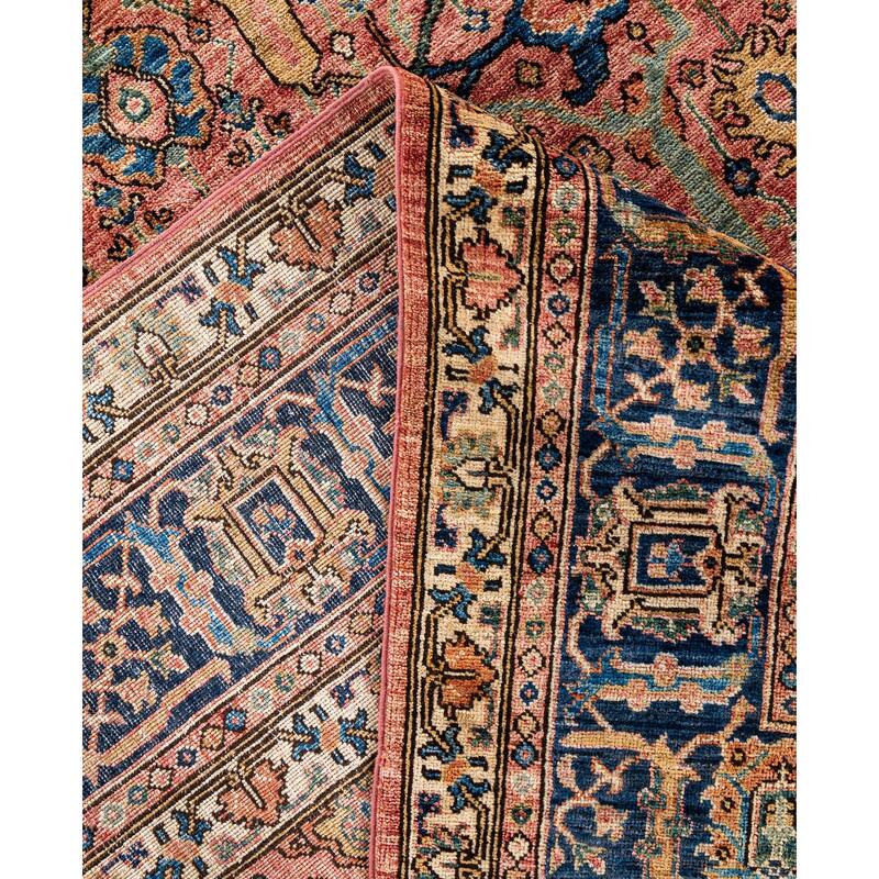 Serapi One-of-a-Kind Hand-Knotted Area Rug - Pink - 9' 2" x 12' 1"