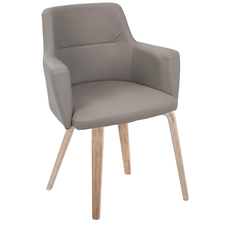 Carson Carrington Duved Dining Chair with Bent Wood Legs (Set of 2)