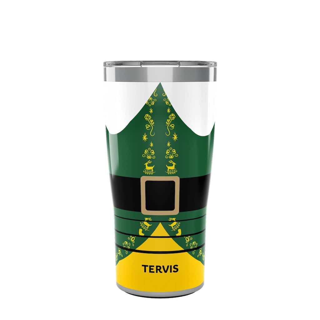 Tervis Traveler Elf Christmas Holiday Movie Buddy Suit Triple Walled Insulated Travel Tumbler, Stainless Steel