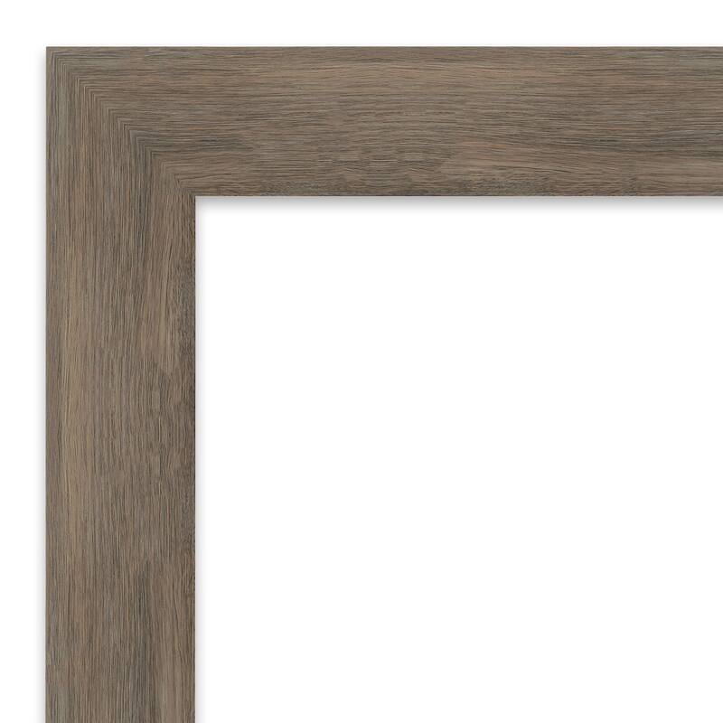 Amanti Art Hardwood Chocolate Framed Dry Erase Magnetic Board