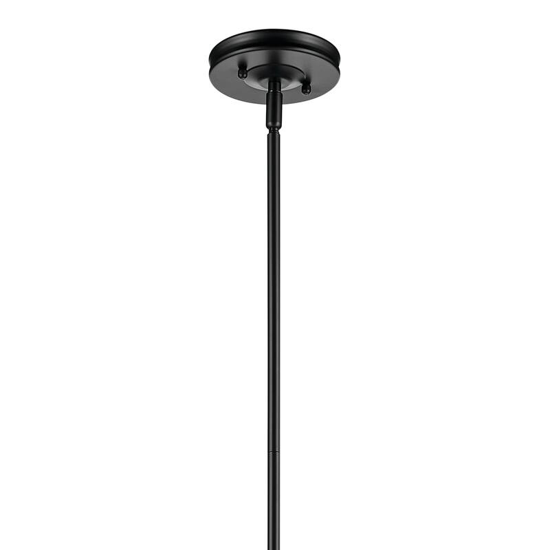 Kichler Lighting Laria 10.25 Inch 1 Light Pendant with Opal Glass in Black