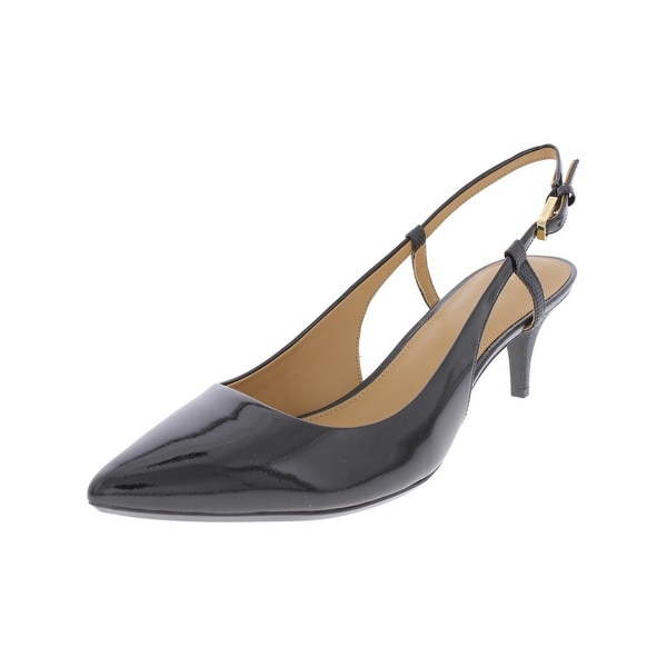 almond toe slingbacks