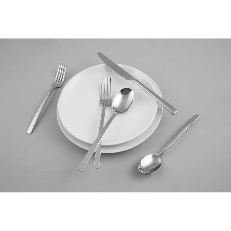 Cambridge Silversmiths Beacon Mirror 45 Piece Flatware Set, Service for Eight - 45 Piece