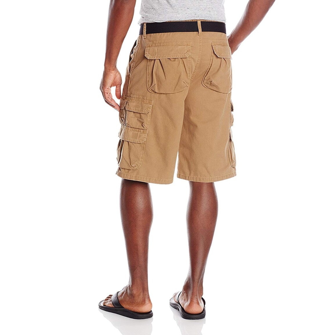 wrangler authentics men's premium relaxed fit twill cargo short