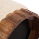 preview thumbnail 7 of 11, Kate and Laurel Jarlan Round Storage Ottoman