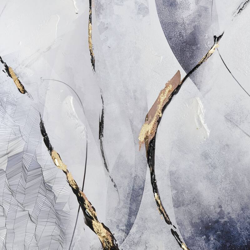 Elk Home Strength Dark Blue Fabric 32 Inch Wide Wall Art