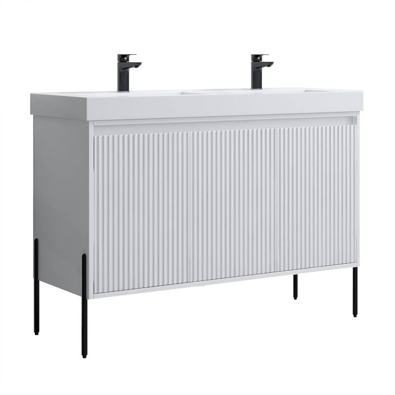 Ripple 48" Bathroom Vanity Kit (Assembly Required)