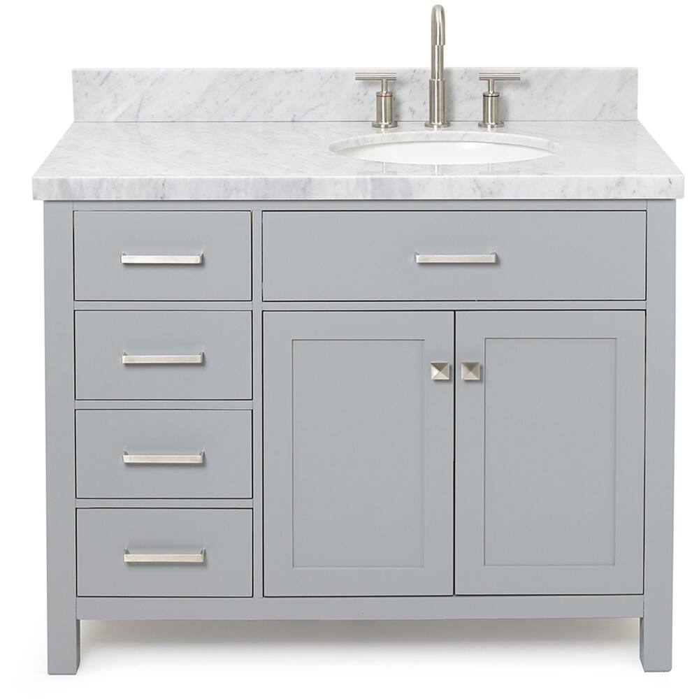 Ariel H043SRCWOVO Bristol 43" Free Standing Single Oval Basin Vanity