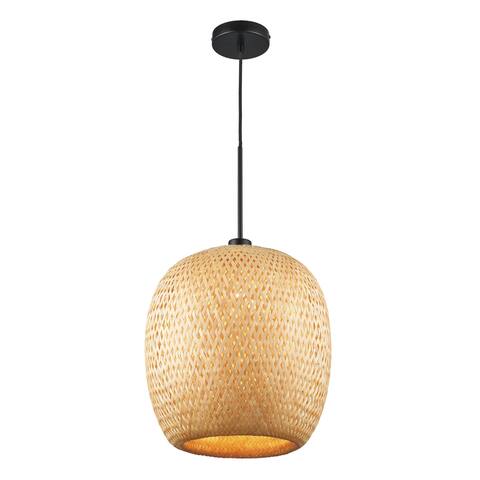 Trans Globe Bernice 1 Light Pendants in Natural