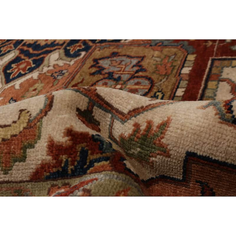 ECARPETGALLERY Hand-knotted Jules Sultane Ivory Wool Rug - 7'11 x 9'10
