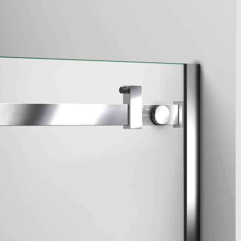 DreamLine Enigma Air 34 3/4 in. D x 60 3/8 in. W x 76 in. H Frameless Sliding Shower Enclosure - 34.75" x 56.38" - 60.38"