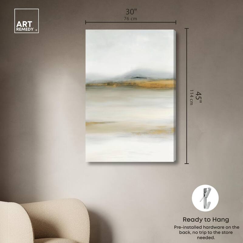 Misty Expanse II Canvas by Art Remedy, Gallery Wrapped