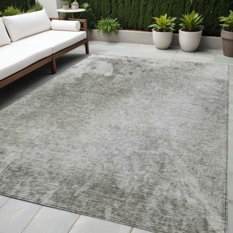Alx Contemporary Abstract Weather Resistant Blended Style Outdoor Rug - 5' X 8' - Multi