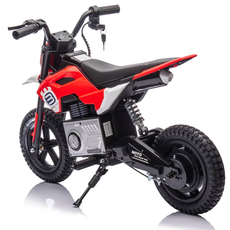24V Kids Ride On Electric Toy Motocross Motorcycle,200W High Speed Hub Motor,Adjustable speed,For Kids Aged 5-15.