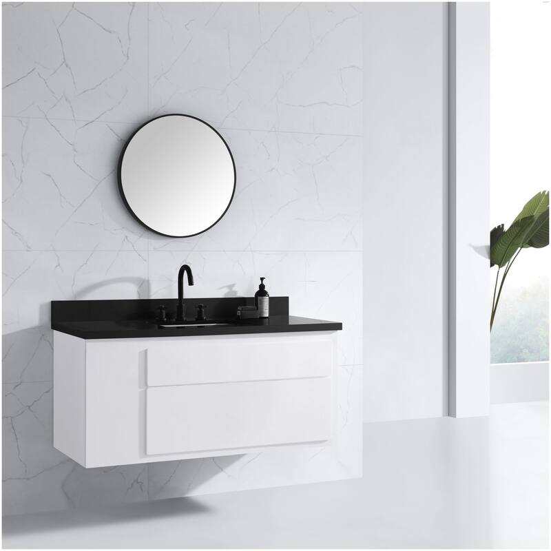 Avanity AVON-M24 Avon 24" Diameter Modern Circular Stainless Steel