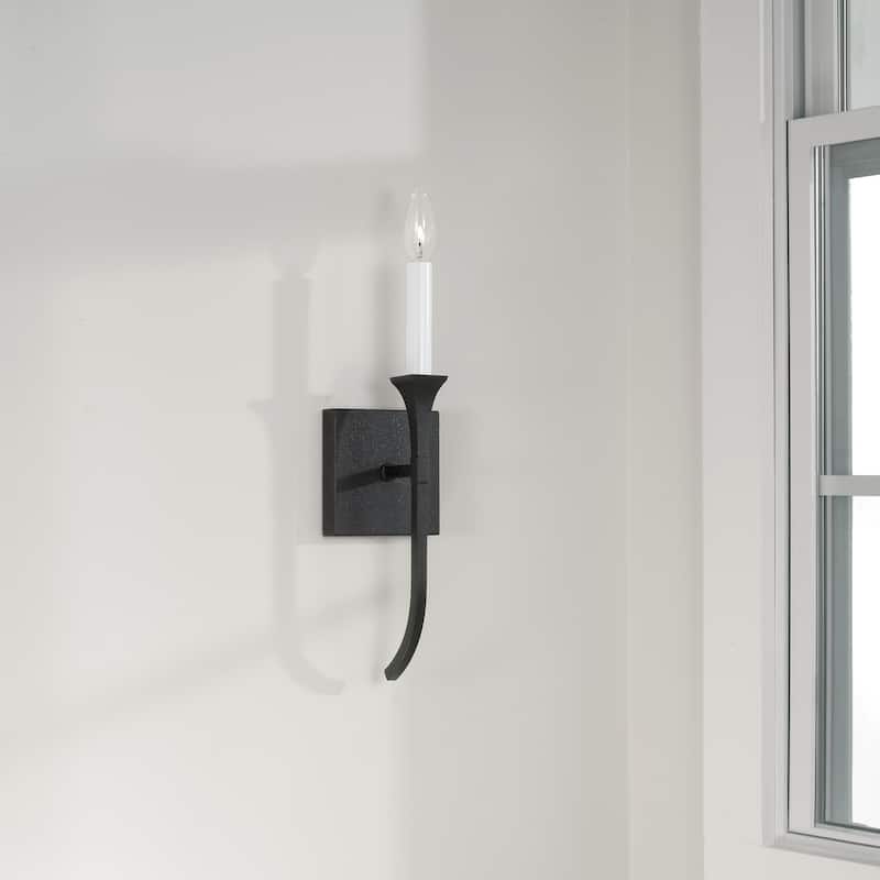 Decklan 1-Light Sconce - 5"W x 16.25"H x 4"E