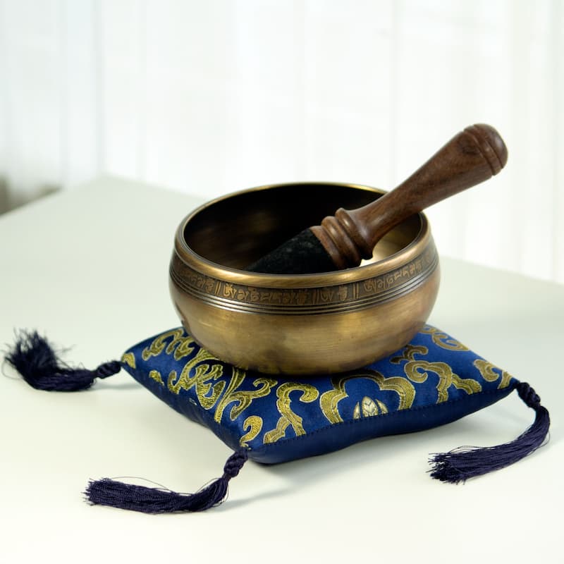 Wisdom Buddha Singing Bowl Leather Striker