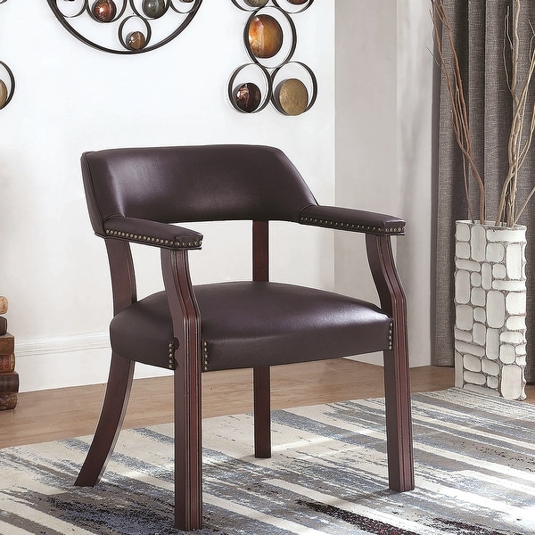 Burgundy dining room chairs discount