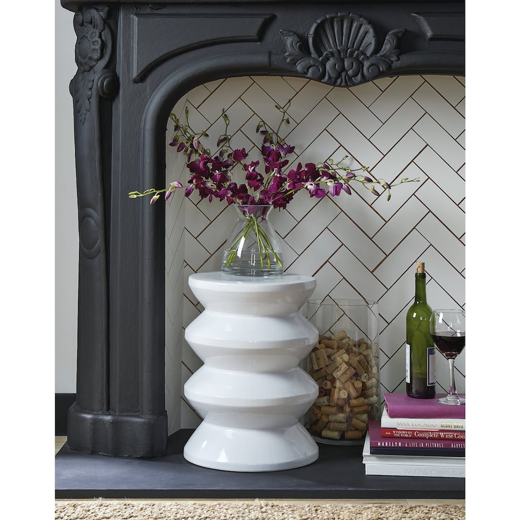 Ashley Furniture Lakiness Indoor/Outdoor Stool - 13"W x 13"D x 17"H
